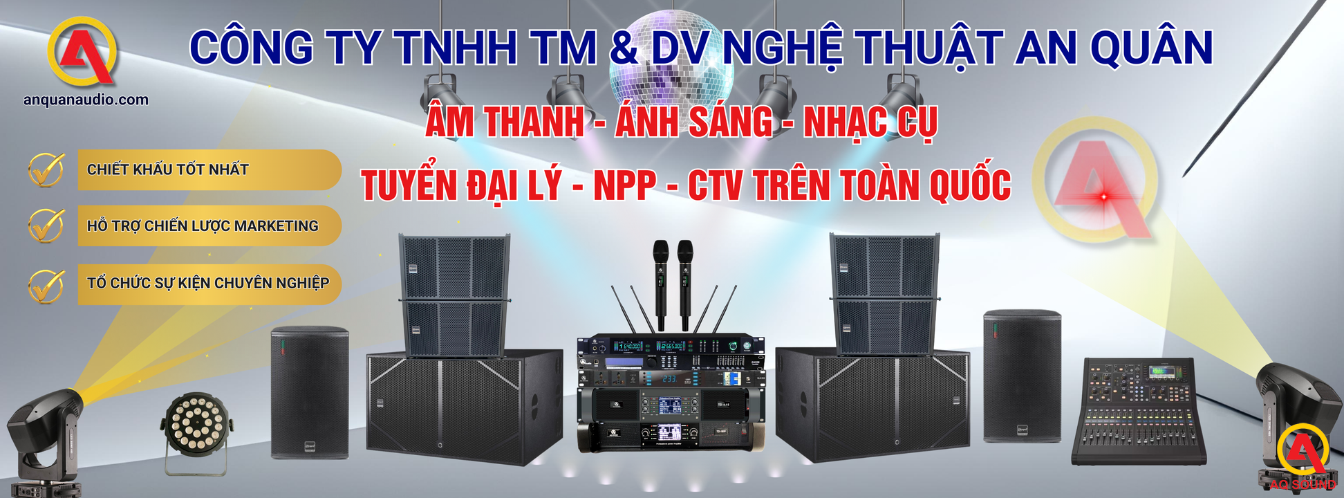 Giải pháp âm thanh số 1 từ An Quân Audio